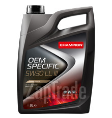 ������ �������� ����� Champion oil OEM SPECIFIC 5W30 LL III ������������� | ������� 8208317