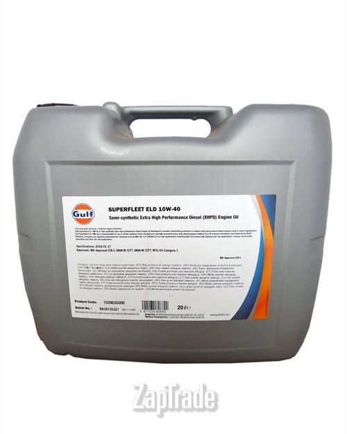 ������ �������� ����� Gulf Superfleet ELD ������������� | ������� 8717154952025