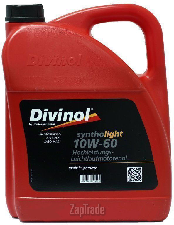 ������ �������� ����� Divinol Syntholight 10W-60 ������������� | ������� 49390-K007