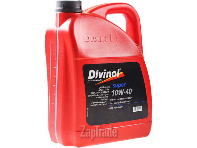 ������ �������� ����� Divinol Super 10W40 ����������������� | ������� 49625-K004