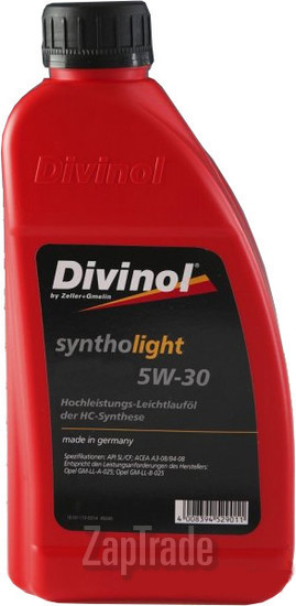 ������ �������� ����� Divinol Syntholight ASN 5W30 ������������� | ������� 49150-C069