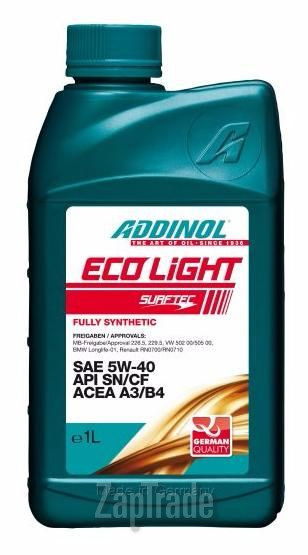 Моторное масло Addinol ECO Light Синтетическое