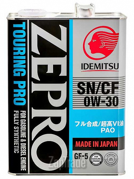 ������ �������� ����� Idemitsu Zepro Touring Pro 0W-30 ������������� | ������� 3615-004