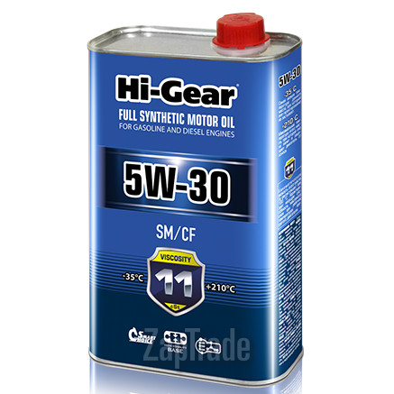 ������ �������� ����� Hi-gear SAE 5W-30 API SM/CF ������������� | ������� HG0030