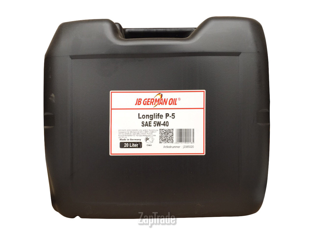 ������ �������� ����� Jb german oil Longlife P5 5W-40 ������������� | ������� 4027311002185