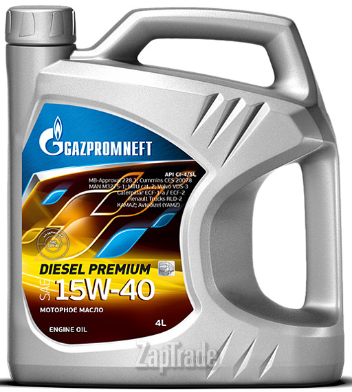 ������ �������� ����� Gazpromneft Diesel Premium 15W-40 ����������� | ������� 4650063110145