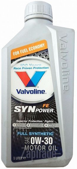 Купить моторное масло Valvoline SynPower FE Синтетическое | Артикул 872560