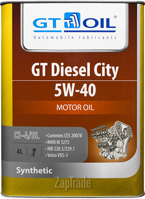 ������ �������� ����� Gt oil GT Diesel City ������������� | ������� 8809059408001