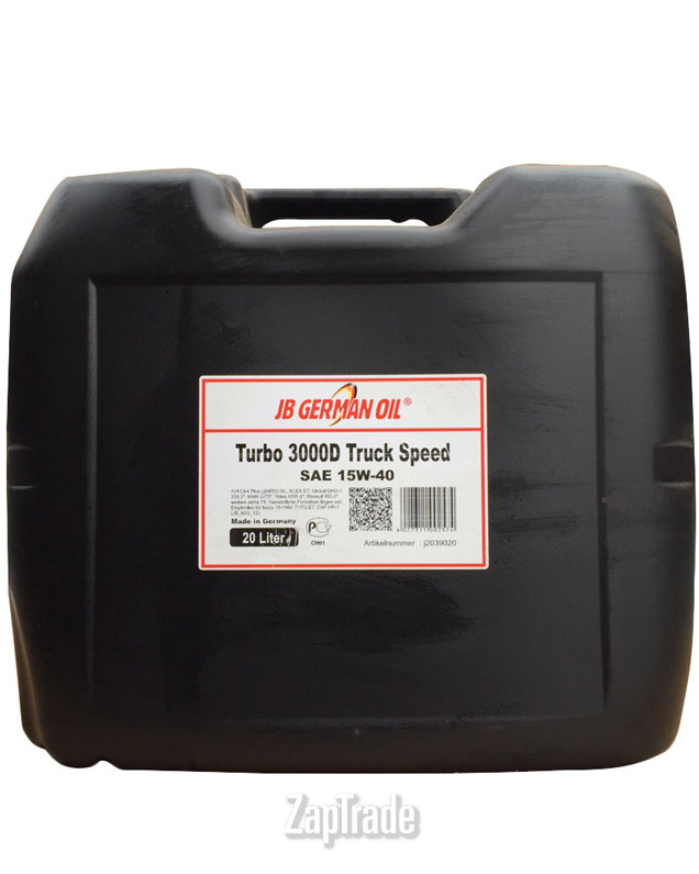 ������ �������� ����� Jb german oil Turbo 3000D Truck Speed ����������� | ������� 4027311002574