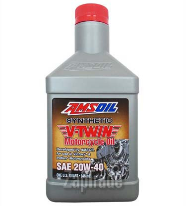 Моторное масло Amsoil Synthetic V-Twin Motorcycle Oil Синтетическое