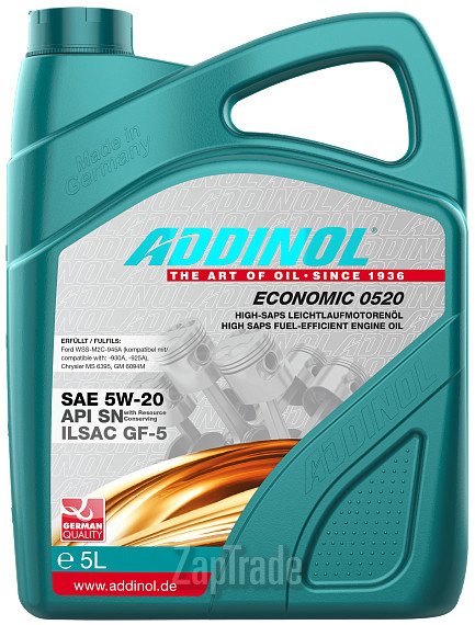 Моторное масло Addinol Economic 0520 Синтетическое