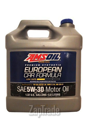 Моторное масло Amsoil European Car Formula Low-SAPS Synthetic Motor Oil Синтетическое