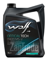 ������ �������� ����� Wolf OFFICIALTECH 0W20 MS-V ������������� | ������� 8332715