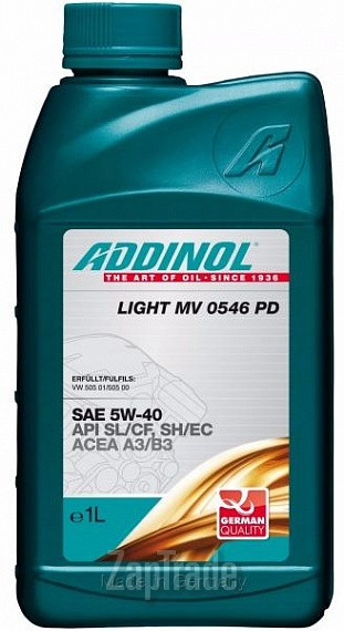 Моторное масло Addinol Light MV 0546 PD Полусинтетическое