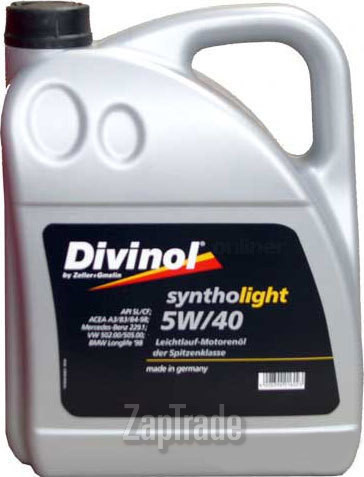 ������ �������� ����� Divinol Syntholight 5W-40 ������������� | ������� 49520-K007