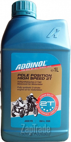 Моторное масло Addinol Pole Position High Speed 2T Синтетическое