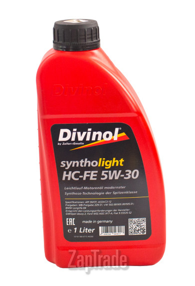 ������ �������� ����� Divinol Syntholight HC-FE 5W-30 ������������� | ������� 49260-C069
