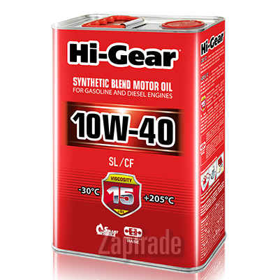 ������ �������� ����� Hi-gear SAE 10W-40 API SL/CF ����������������� | ������� HG1114