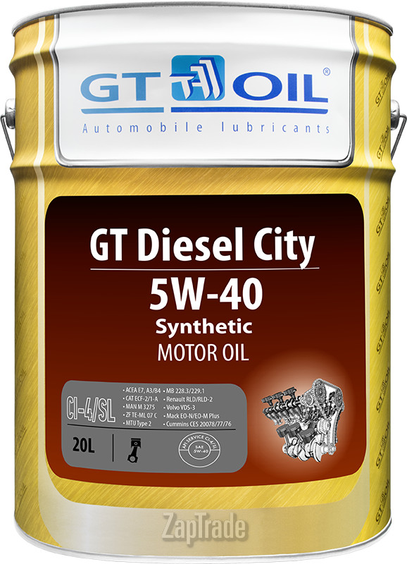 ������ �������� ����� Gt oil GT Diesel City ������������� | ������� 8809059408018