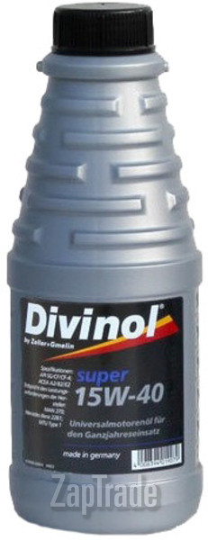 ������ �������� ����� Divinol Super 15W-40 ����������� | ������� 49623-C069