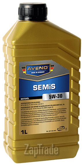 Моторное масло Aveno SEMiS Полусинтетическое