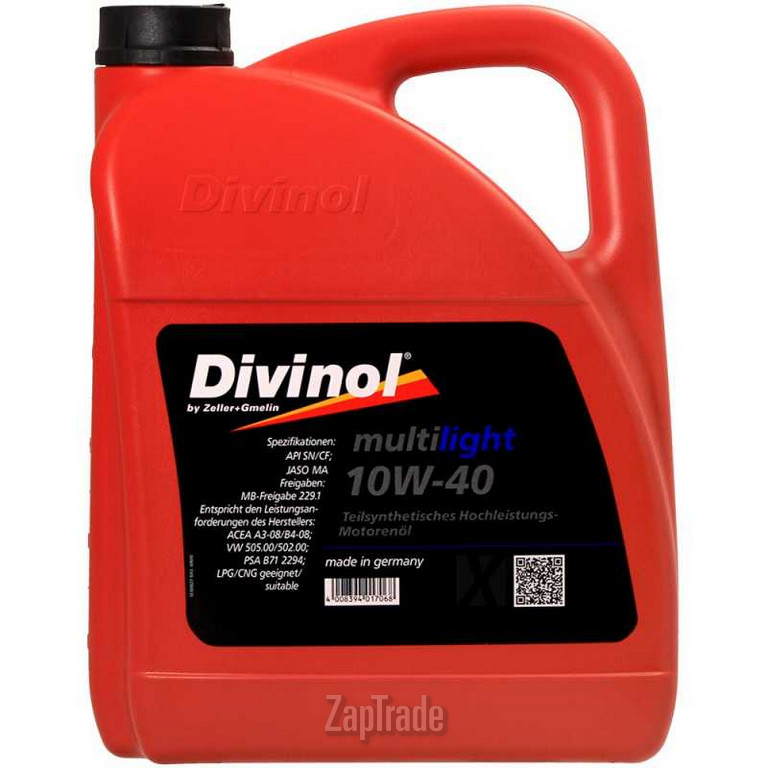 ������ �������� ����� Divinol Multilight 10W-40 ����������������� | ������� 49610-K007