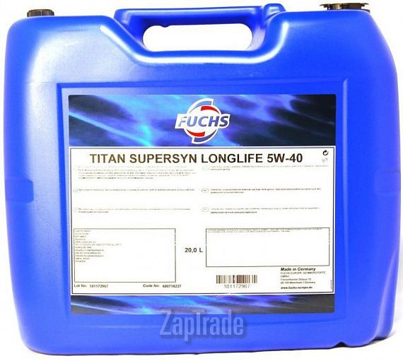 ������ �������� ����� Fuchs Titan Supersyn Longlife ������������� | ������� 600718237
