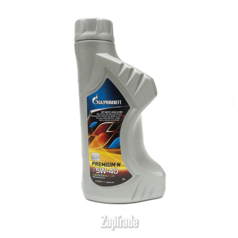 ������ �������� ����� Gazpromneft Premium N 5W-40 ������������� | ������� 4650063115881