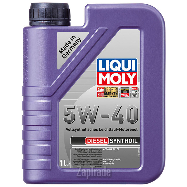 ������ �������� ����� Liqui moly Diesel Synthoil ������������� | ������� 1926