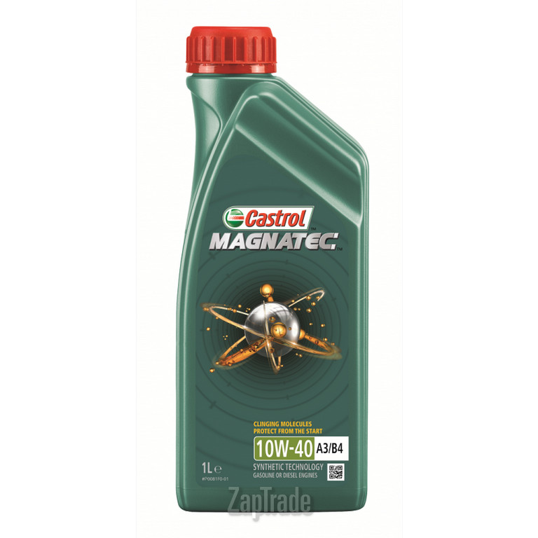Моторное масло Castrol Magnatec 10W-40 A3/B4 Полусинтетическое