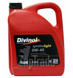 ������ �������� ����� Divinol Syntholight 0W-40 ������������� | ������� 49530-K007