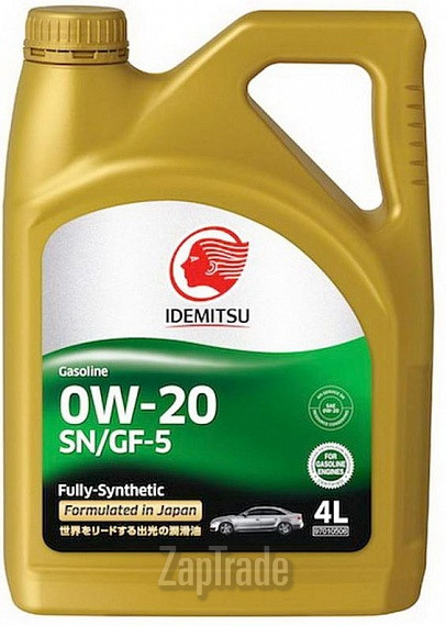 ������ �������� ����� Idemitsu 0W-20 SN/GF-5 ������������� | ������� 30021328-746