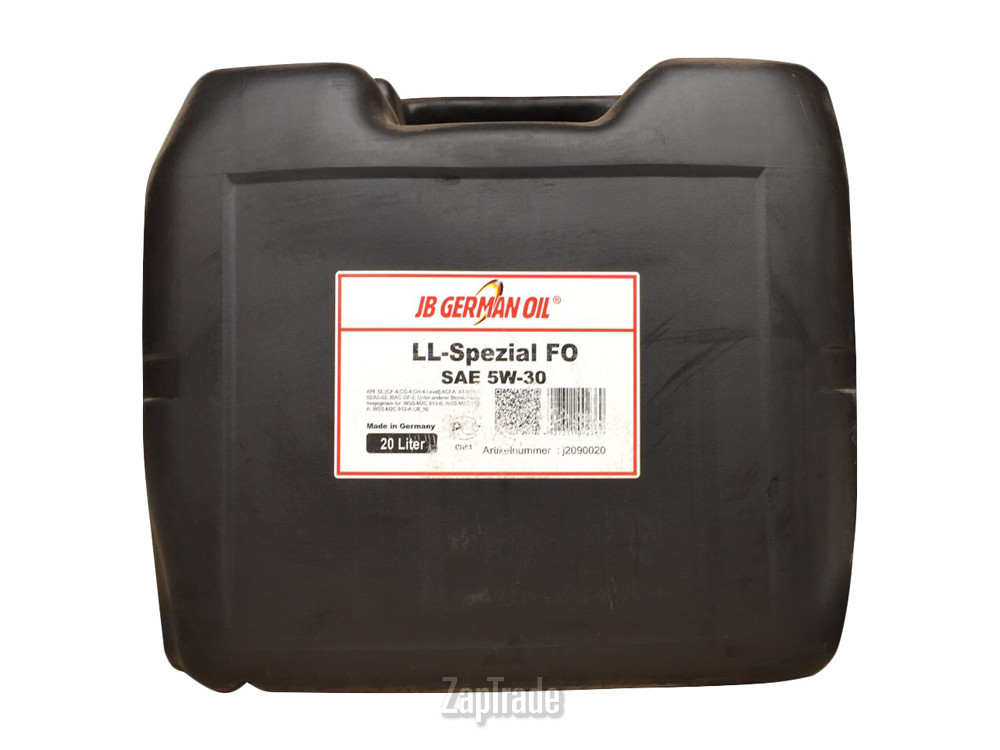 ������ �������� ����� Jb german oil LL-Spezial FO 5W-30 ������������� | ������� 4027311002369