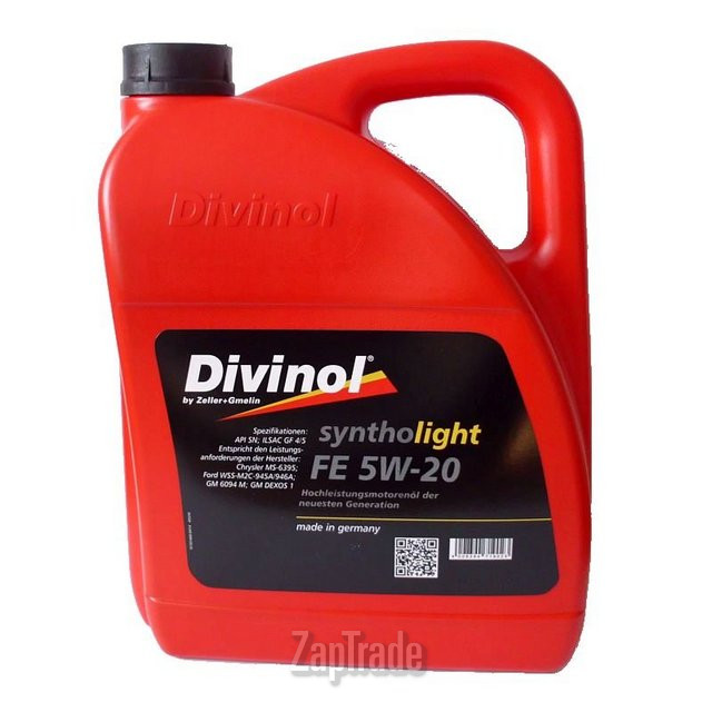 ������ �������� ����� Divinol Syntholight FE 5W20 ������������� | ������� 49370-K007