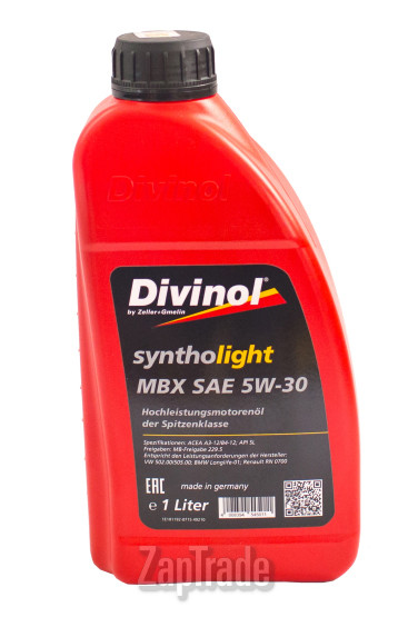 ������ �������� ����� Divinol Syntholight MBX 5W-30 ������������� | ������� 49210-C069