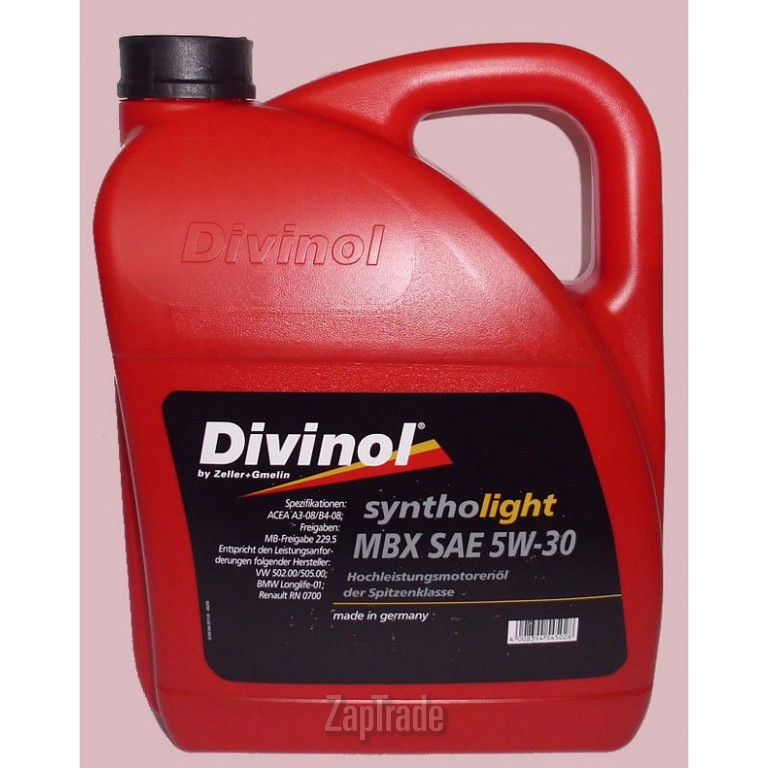 ������ �������� ����� Divinol Syntholight MBX 5W-30 ������������� | ������� 49210-K004