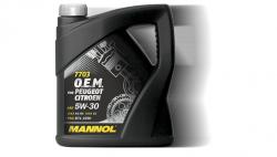 ������ ����� �������� Mannol 7703 O.E.M. Peugeot Citroen 5w30 ������������� � �������������