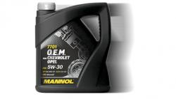 ������ ����� �������� Mannol 7701 O.E.M. for Opel, Chevrolet, Daewoo, GM, Saab 5w30 ������������� � �������������