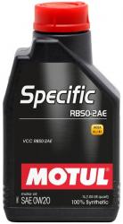 Купить Масло моторное Motul Specific RBS0-2AE 0w20 Синтетическое в Железногорске