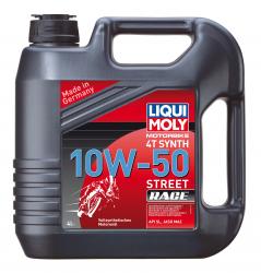 Купить Масло для малой техники Liqui Moly Motorbike 4T Synth Street Race 10w50 Синтетическое в Железногорске
