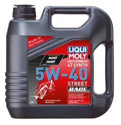 Купить Масло для малой техники Liqui Moly Motorbike 4T Synth Street Race 5w40 Синтетическое в Железногорске