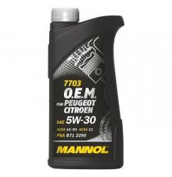 ������ ����� �������� Mannol 7703 O.E.M. Peugeot Citroen 5w30 ������������� � �������������