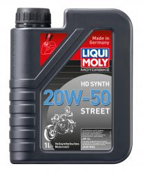 Купить Масло для малой техники Liqui Moly Motorbike 4T HD Synth Street 20w50 Синтетическое в Железногорске