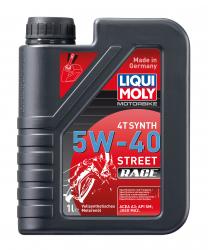 Купить Масло для малой техники Liqui Moly Motorbike 4T Synth Street Race 5w40 Синтетическое в Железногорске