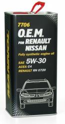 ������ ����� �������� Mannol 7706 O.E.M. for Renault Nissan 5w30 ������������� � �������������