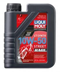 Купить Масло для малой техники Liqui Moly Motorbike 4T Synth Street Race 10w50 Синтетическое в Железногорске
